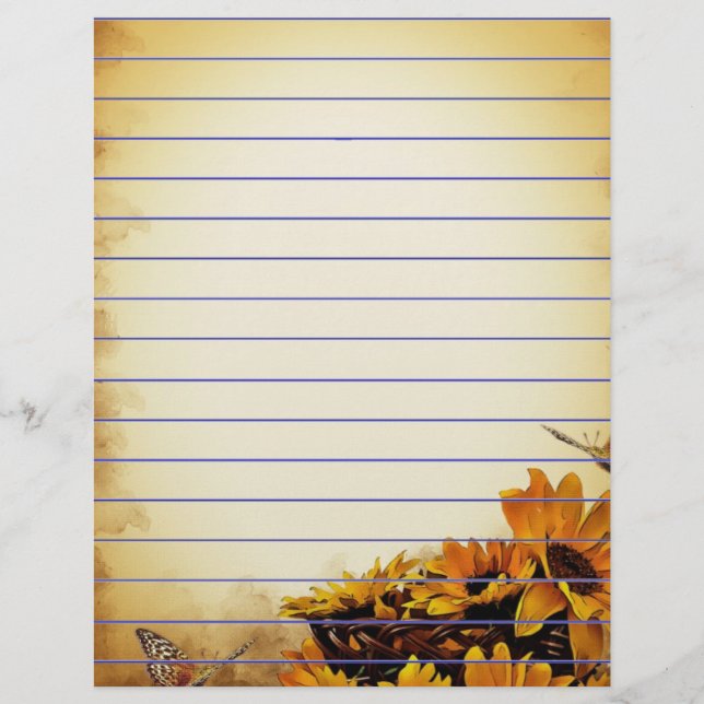 Lámina Sunflower (Anverso)