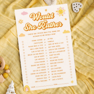 Lámina Sunshine Baby Shower Prefiere Jugar