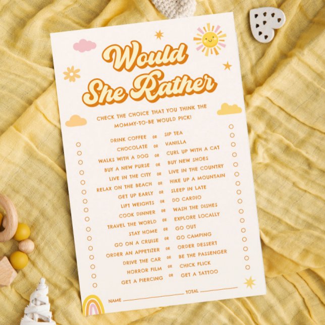 Lámina Sunshine Baby Shower Prefiere Jugar (Subido por el creador)