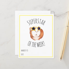 Lámina SUPERESTRELLA DE LA SEMANA - Certificado de Recomp