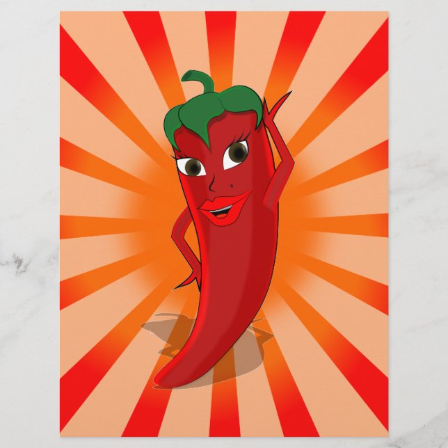 Lámina Superestrella del Red Pepper (Anverso)
