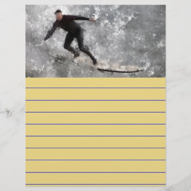 Lámina Surfer Letterhead (Anverso)