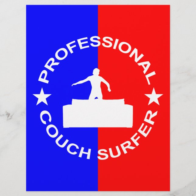 Lámina Surfista de sofá profesional (Anverso)