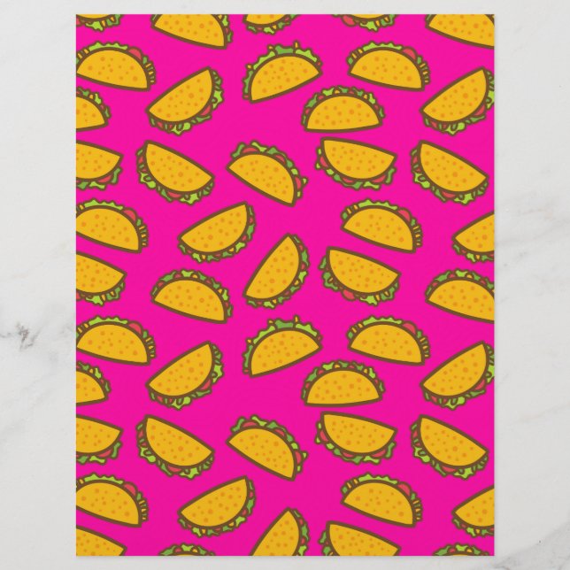 Lámina tacos rosas (Anverso)