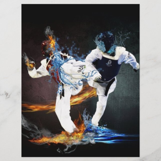 Lámina taekwondo (Anverso)