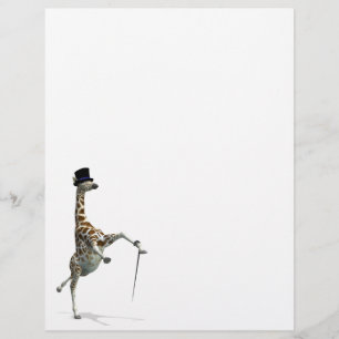 Lámina Tap Dancing Giraffe