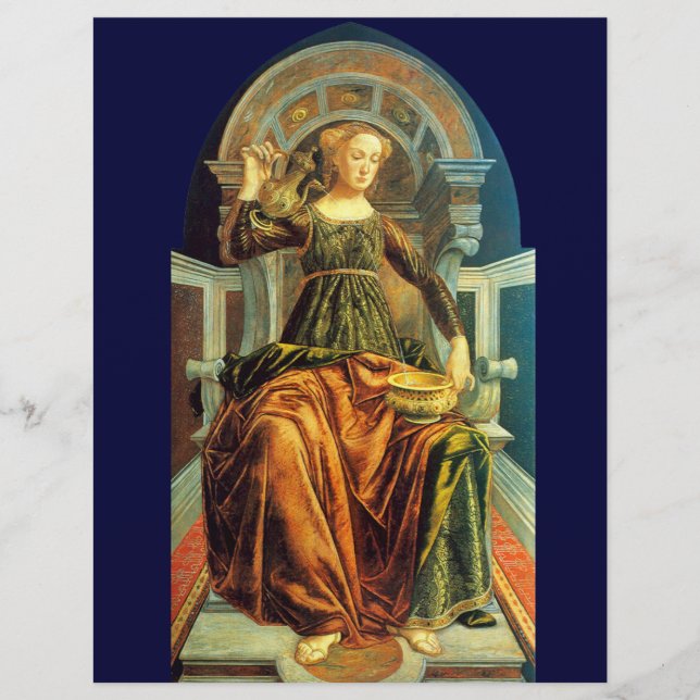 LÁMINA TAROTS DEL RENACIMIENTO ANTIGUO 14 / TEMPERANCIA (Anverso)