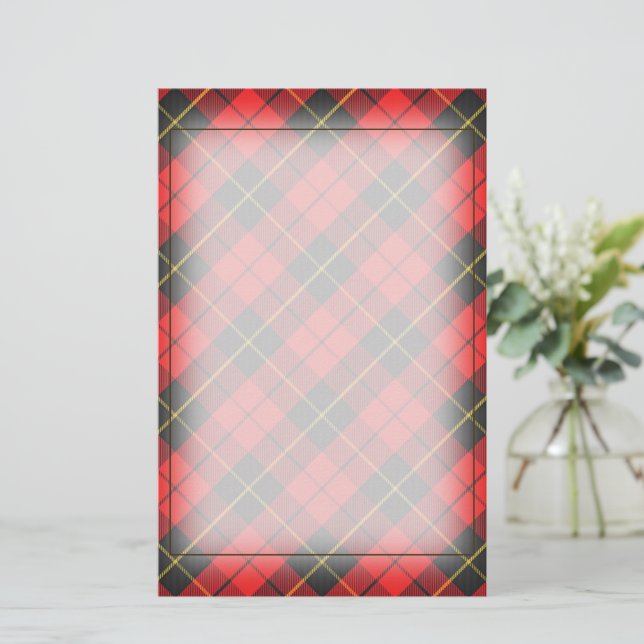 Lámina Tartan Beauty Clan Wallace Scottish Plaid (Anverso de pie)