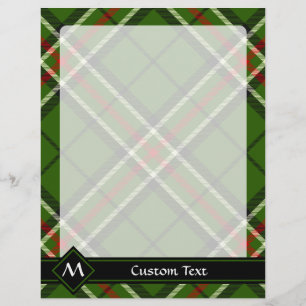 Lámina Tartán verde, negro, rojo y blanco