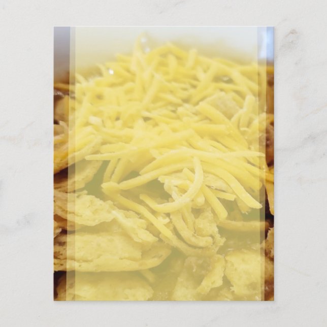 Lámina Tazón de papel de chile de raspapbook para recetas (Anverso)