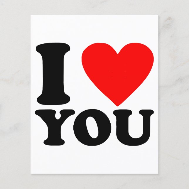 Lámina Te Amo (Anverso)