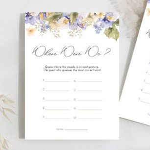 Lámina Té de novia donde estábamos los partidos de ducha