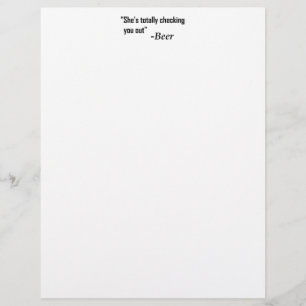 Lámina "Te está echando completamente de menos" - Cerveza