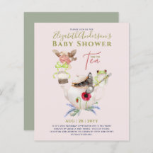 Té Fiesta Baby Invitaciones A Ducha De Té Cuto Pot
