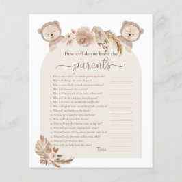 Lámina Teddy Bear gemelos que conoce a sus padres como un