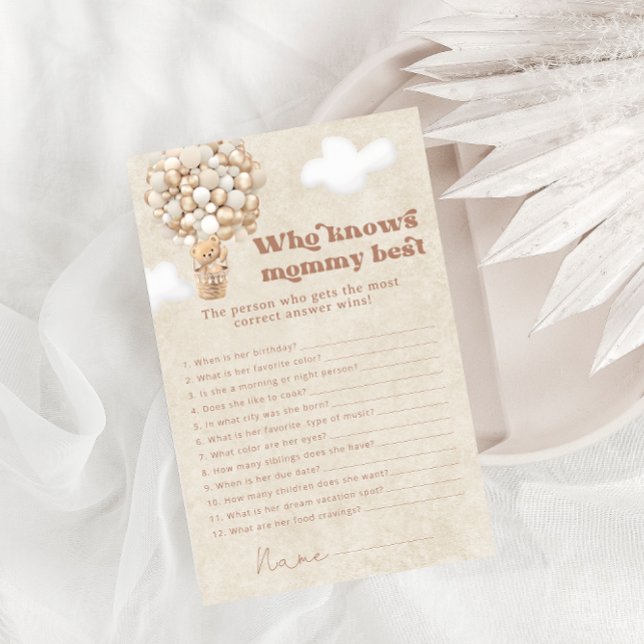 Lámina Teddy Bear quién conoce a mi mejor partida de Baby (Subido por el creador)