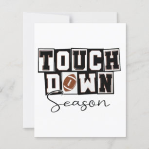 Lámina Tee gráfico de la temporada de toque 🏈