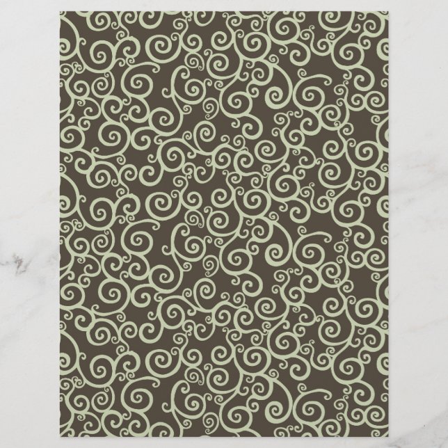Lámina Teeny Toes GRN Scrapbook Paper B (Anverso)