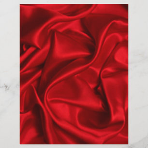 Lámina Tela satinada roja Artes románticas y papel artesa