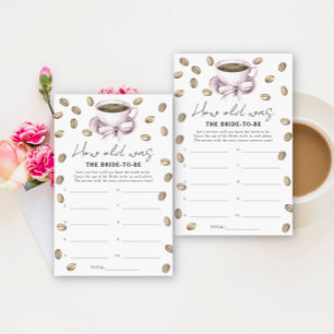 Lámina Tema del café Qué edad tenía la novia para ser jug