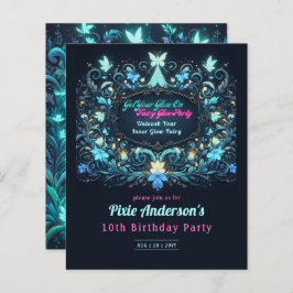 Lámina Tema del Fiesta de hadas brillantes - cuento de ha