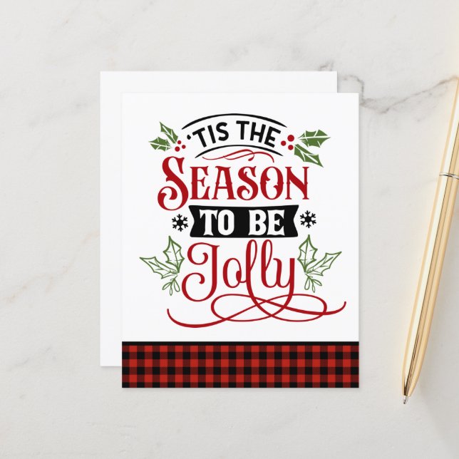 Lámina Temporada de Navidades de Jolly en el presupuesto (Anverso/Reverso In Situ)