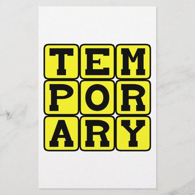 Lámina Temporal, a Corto Plazo (Anverso)