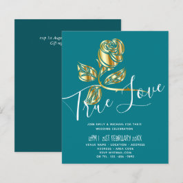 Lámina Tendencia de Presupuestos Verdadero Amor Invitació