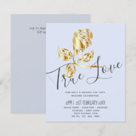 Lámina Tendencia de Presupuestos Verdadero Amor Invitació