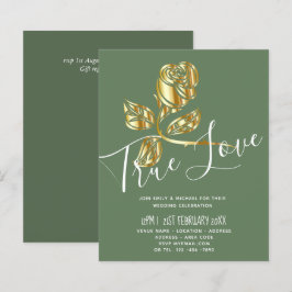 Lámina Tendencia de Presupuestos Verdadero Amor Invitació