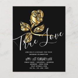 Lámina Tendencia de Presupuestos Verdadero Amor Invitació