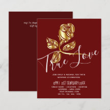 Tendencia de Presupuestos Verdadero Amor Invitació