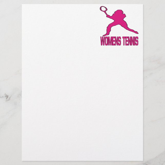 Lámina Tenis femenino (Anverso)