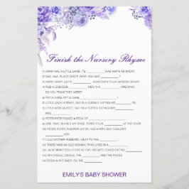 Lámina Terminar la rima de la enfermera con respuesta