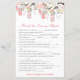 Lámina Terminar la rima de la enfermera con respuesta