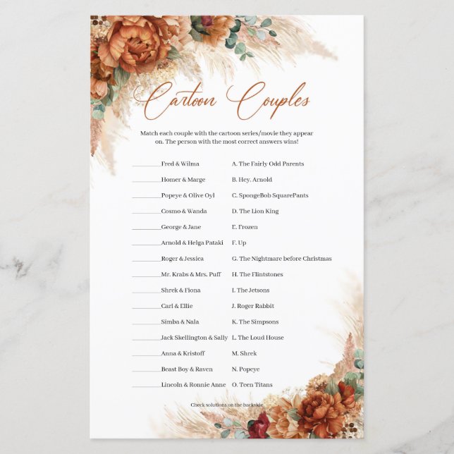 Lámina Terracota tropical de playa pampas Personalizados  (Anverso)