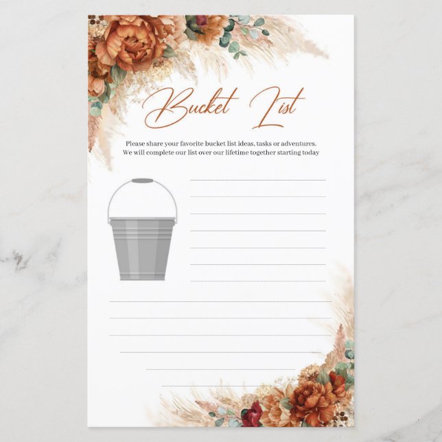 Lámina Terracota tropical quemada naranja oxidado Lista d (Anverso)