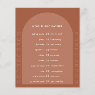 Lámina Terracotta pampas pasto moderno juego de ducha de 