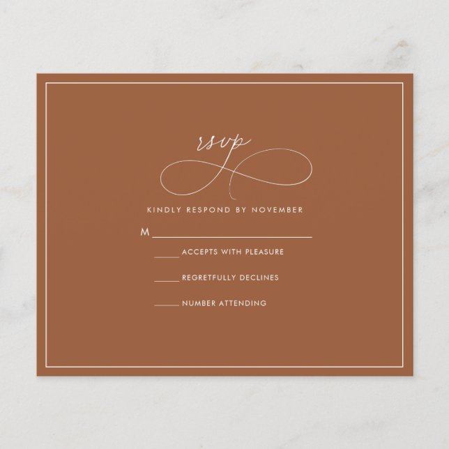 Lámina Terracotta RSVP (Anverso)