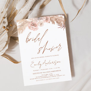Lámina Terraza presupuestada Boho Pampas Ducha de Novias