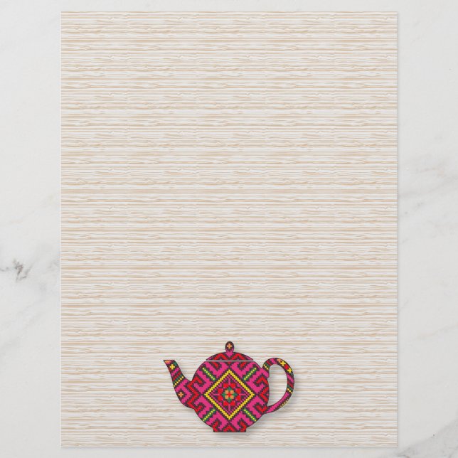 Lámina Teteras de té (Anverso)