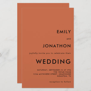 Lámina Texto simple presupuesto Invitación grande de Terr