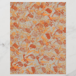 Lámina Textos abstractos en papel de cuadernillo de color