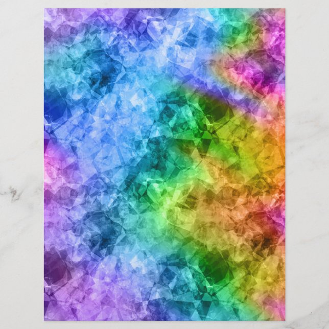 Lámina Textura azul de pavo real cruzada (Anverso)