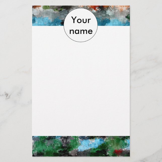 Lámina Textura colorida (Anverso)