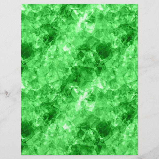 Lámina Textura cruzada verde (Anverso)