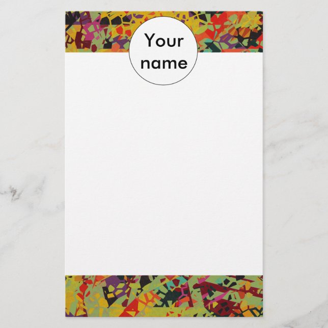 Lámina Textura de agujeros coloridos (Anverso)