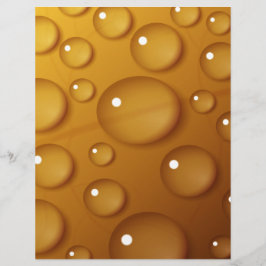 Lámina Textura de caída de agua naranja