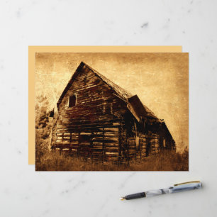 Lámina Textura de la Sepia Marrón Rústica del Campo Vinta
