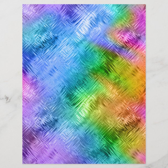 Lámina Textura de vidrio azul de Topaz mística (Anverso)